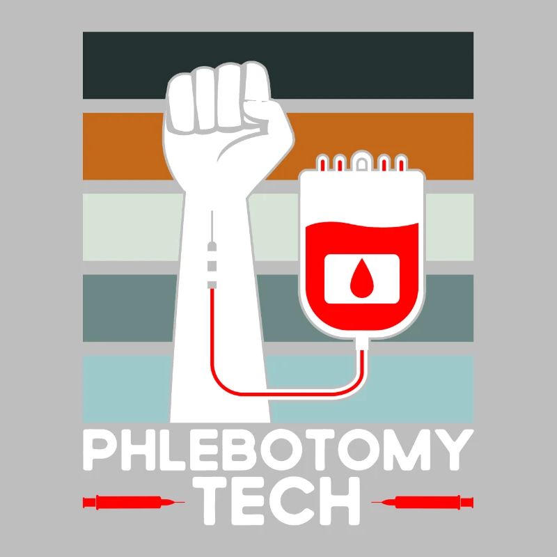 Phlébotomie Échantillon de sang Phlébotomiste Tech Cadeau
