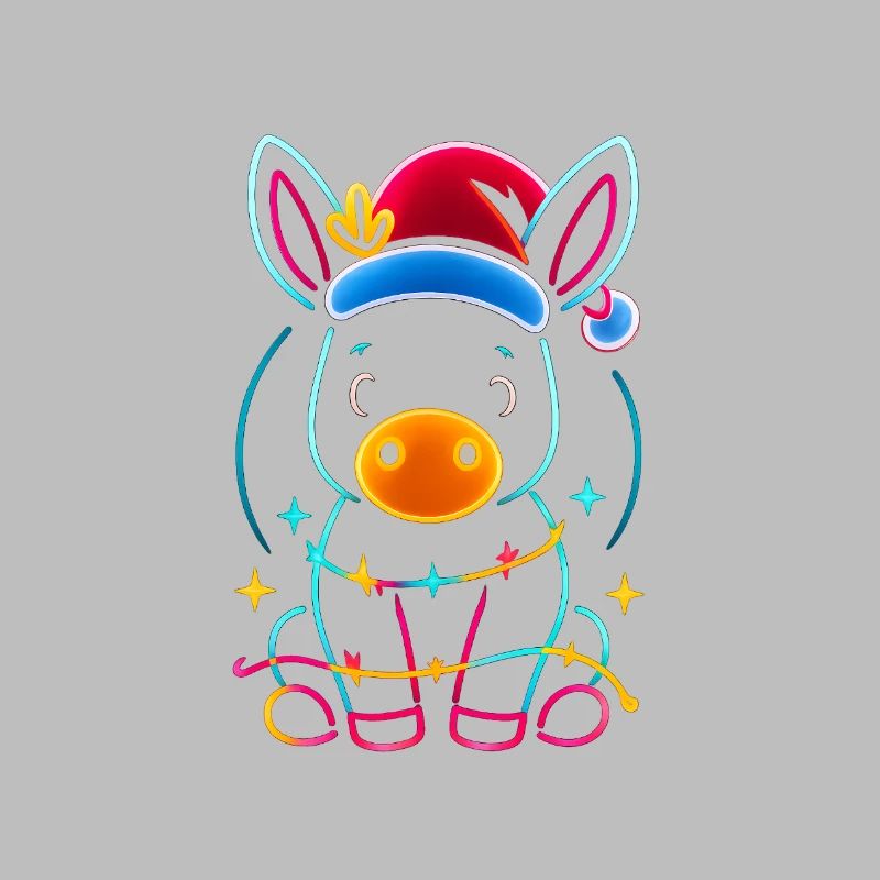 Esel Elfe Weihnachten Lustig Geschenk