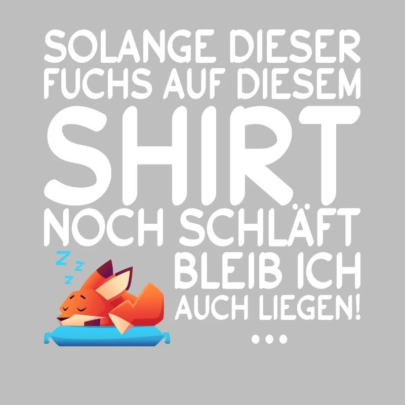 Fuchs Schlaf Sprüche Nachthemd Geschenk