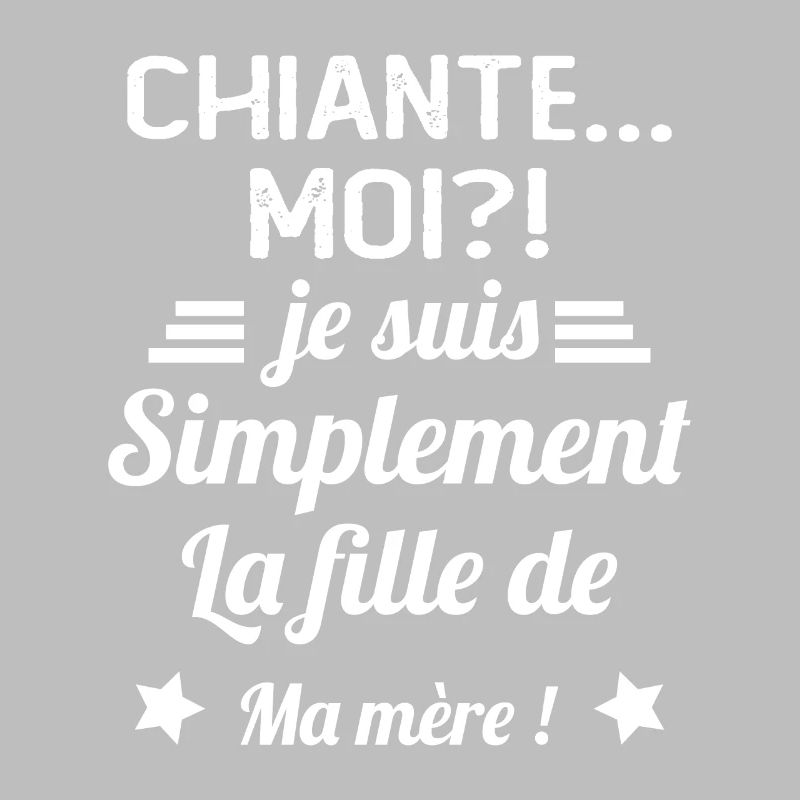 Chiante moi je suis simplement la fille de ma mère