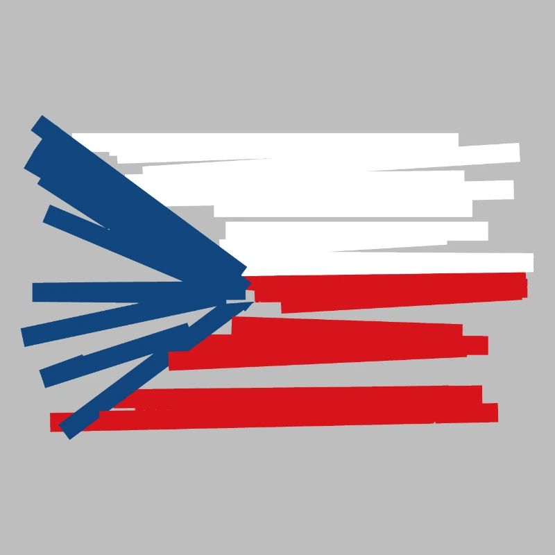 Drapeau de la République tchèque - Art moderne