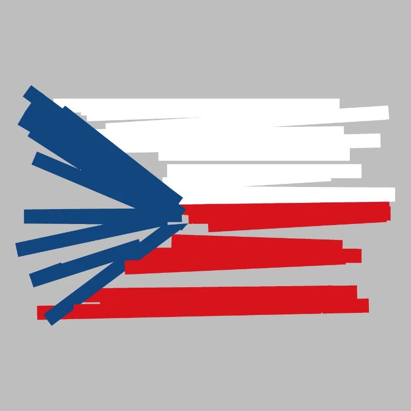 Drapeau de la République tchèque - Art moderne