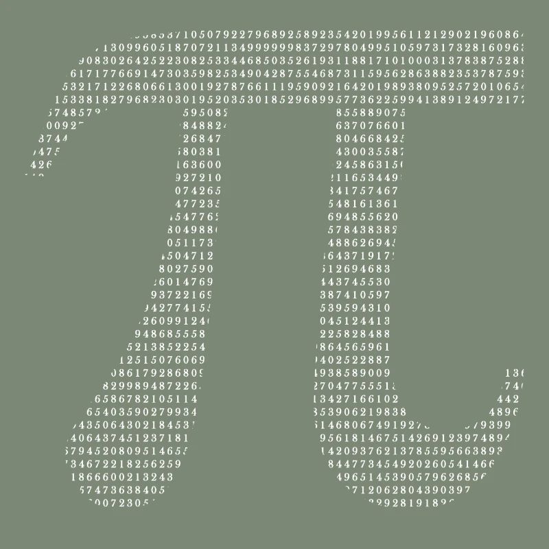Pi mathematics math nerd circle number icon