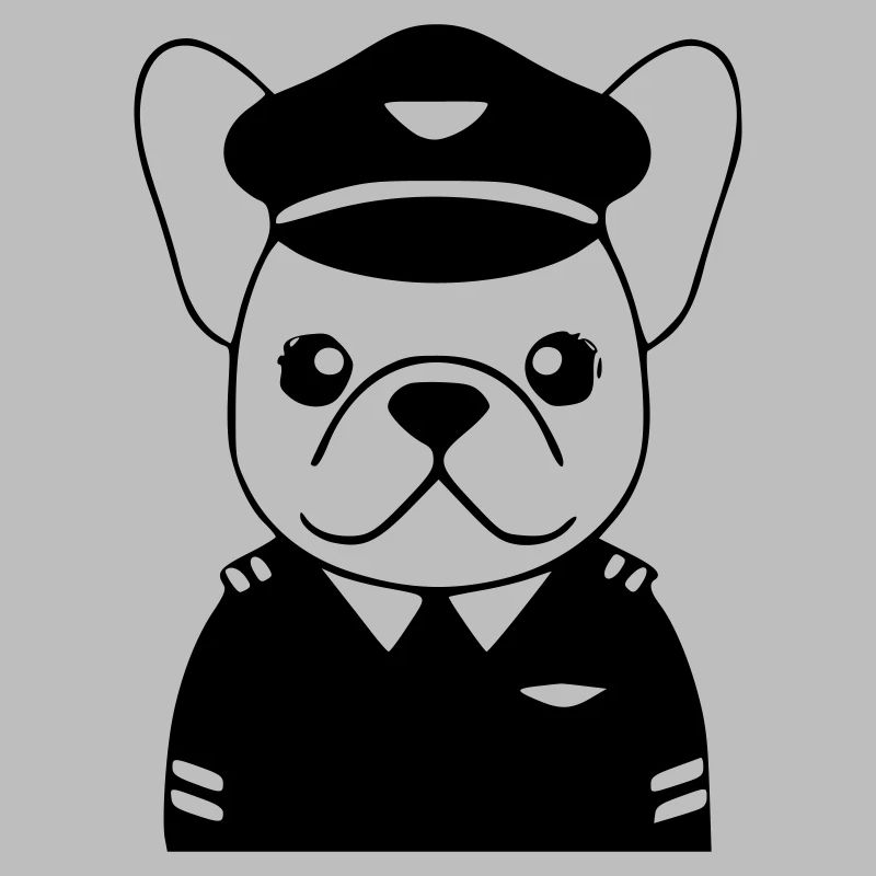 Frenchie Pilot Uniform Black