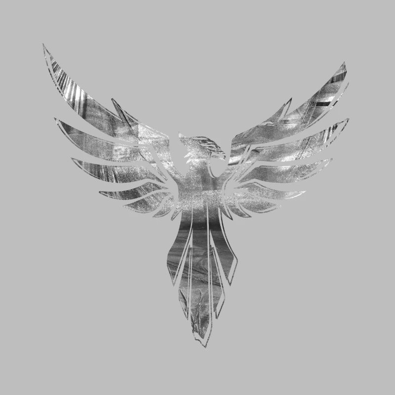 phoenix,vogel,graffiti,silber