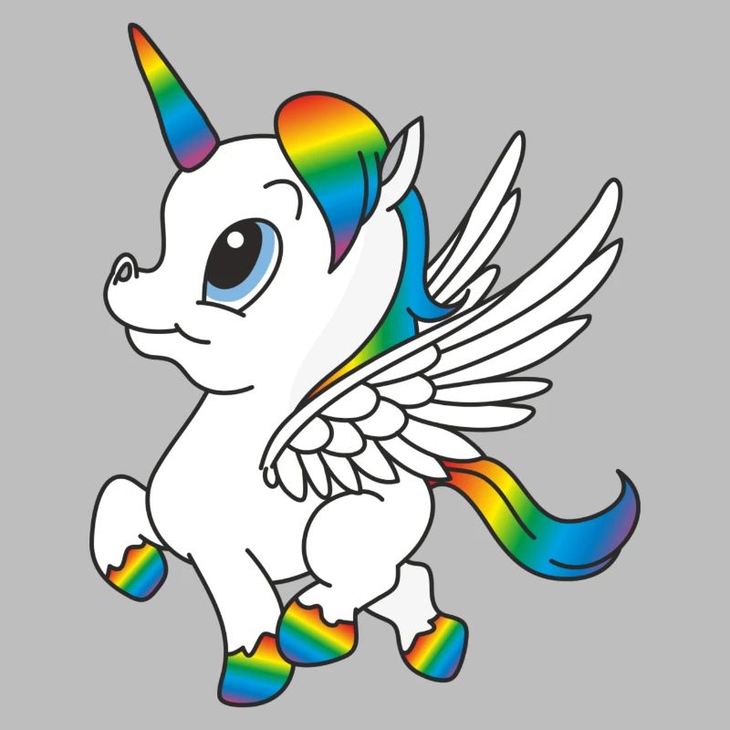 Regenbogen Einhorn, Pegasus