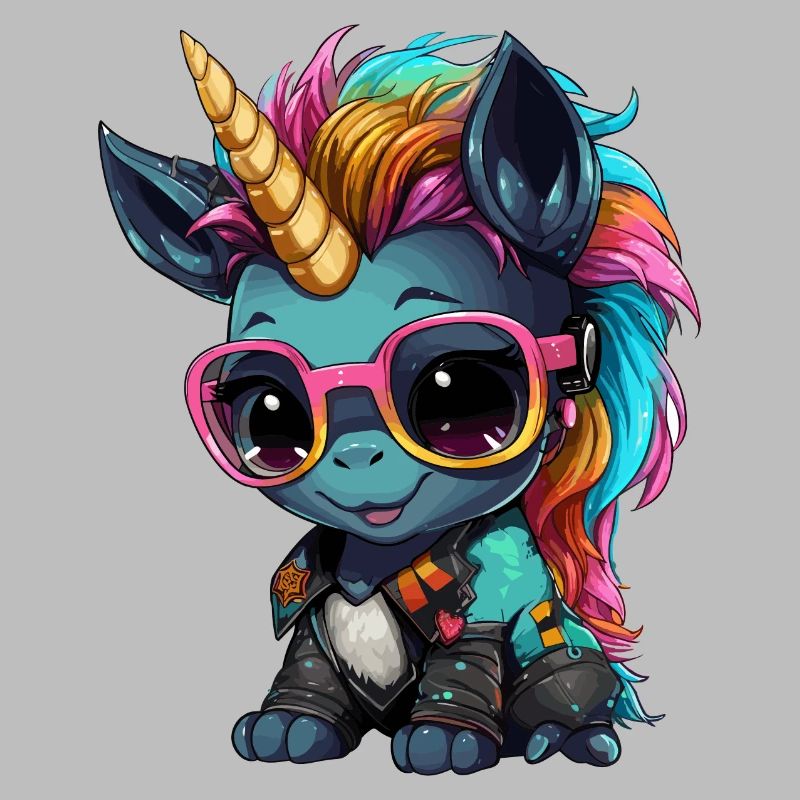 Conception de licorne Punker
