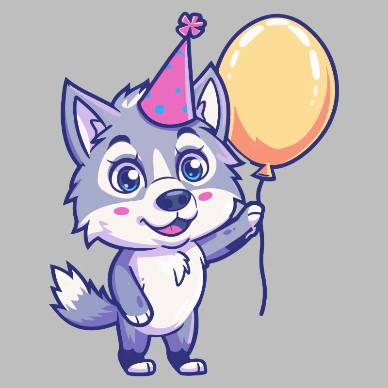 Wolf Geburtstag Comic