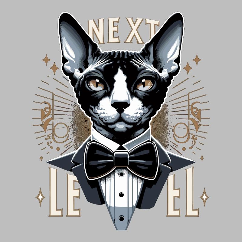 Cornish Rex Anzug Next Level Katze Geschenk