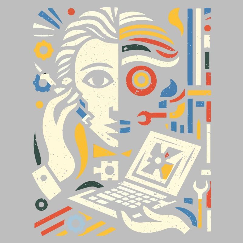 Cooles Techniker Kunst Geschenk