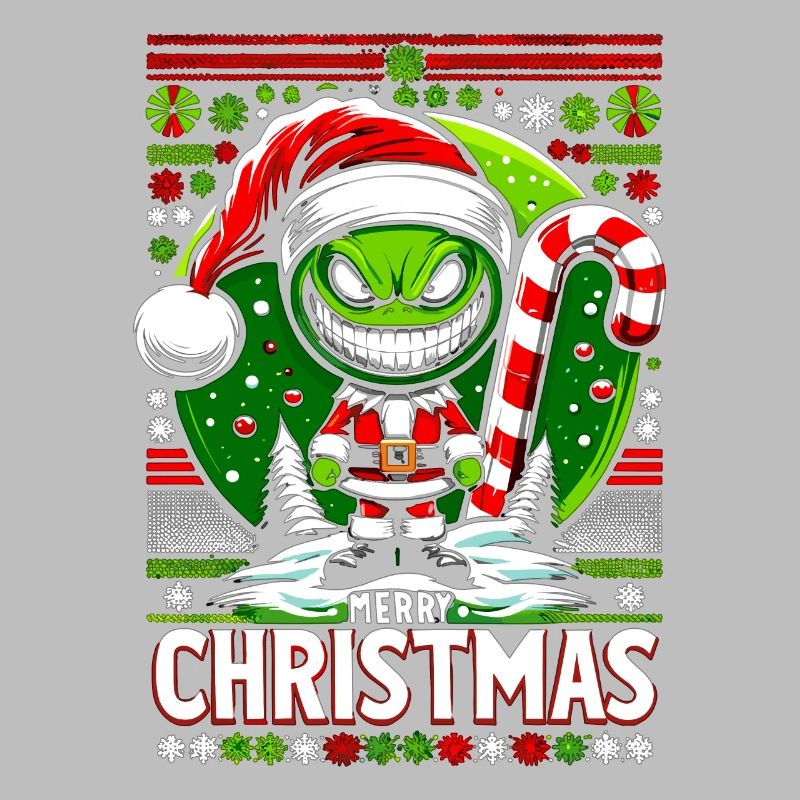 Candy Cane Noël humour Tee