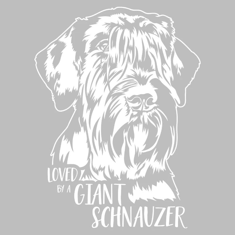Aimé par un chien Schnauzer géant disant Wilsigns