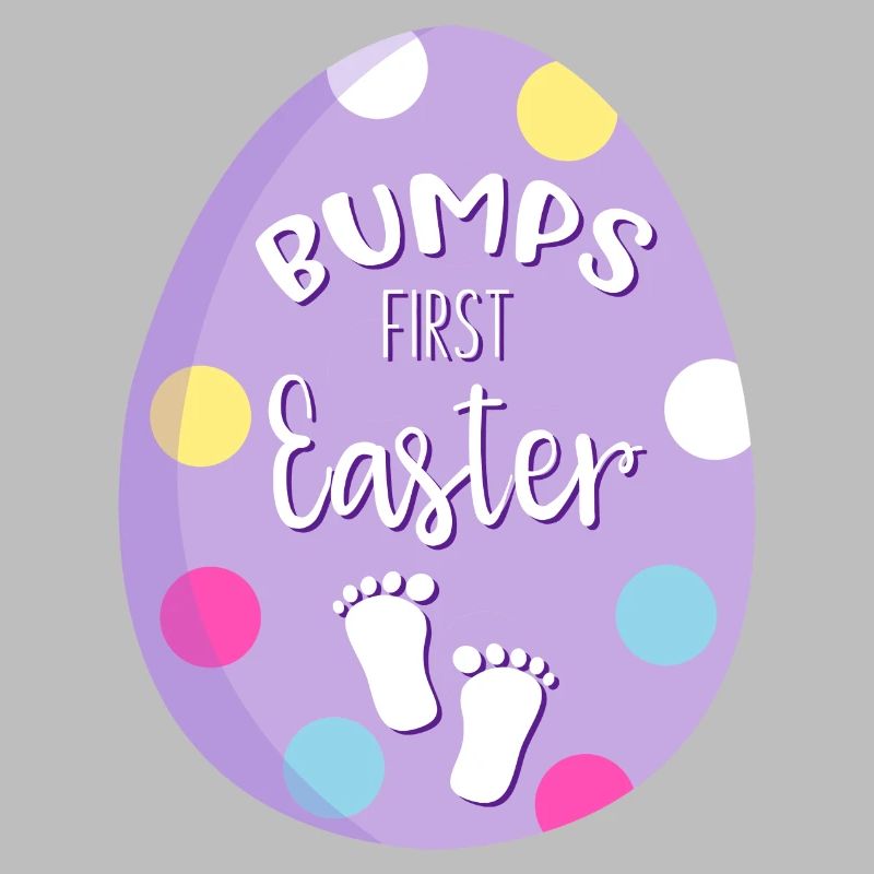 Bumps first Easter Schwangerschaft Ostern