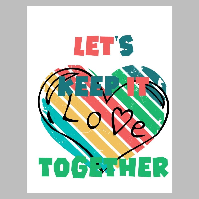 Let's stick together. Love.