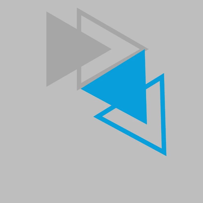 « Triangles Bleu Gris Design »