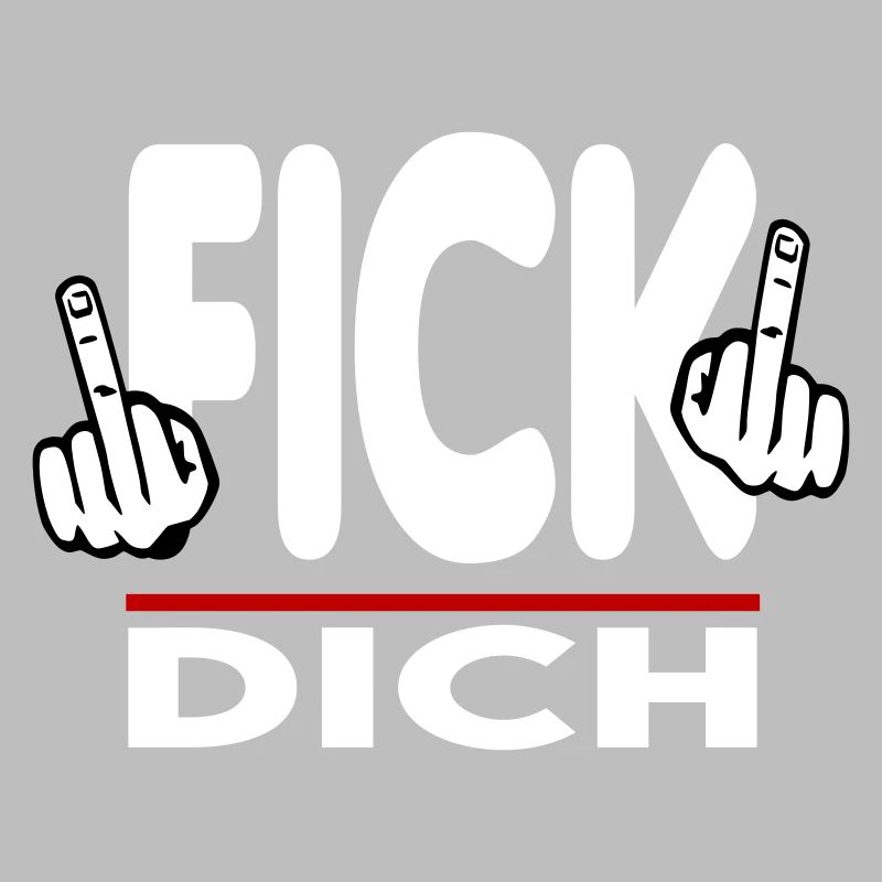 Fick Dich Mittelfinger Fuck Off Sprüche