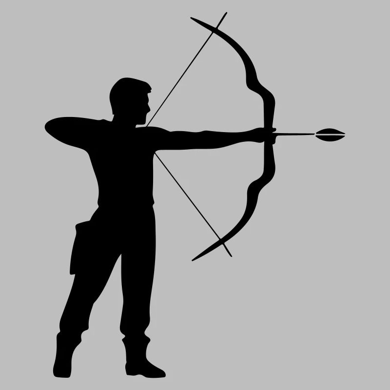 Bogenschießen Mann Symbol