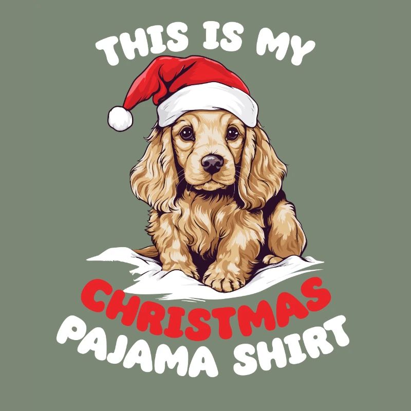 Cocker Spaniel Noël Pyjama Chiens