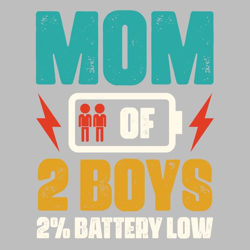 Mama Von Zwei Jungs Mutter Muttertag