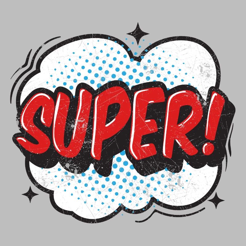 SUPER COMICSTYLE GRAFFITI COMIC 80s MOTIF GIFT