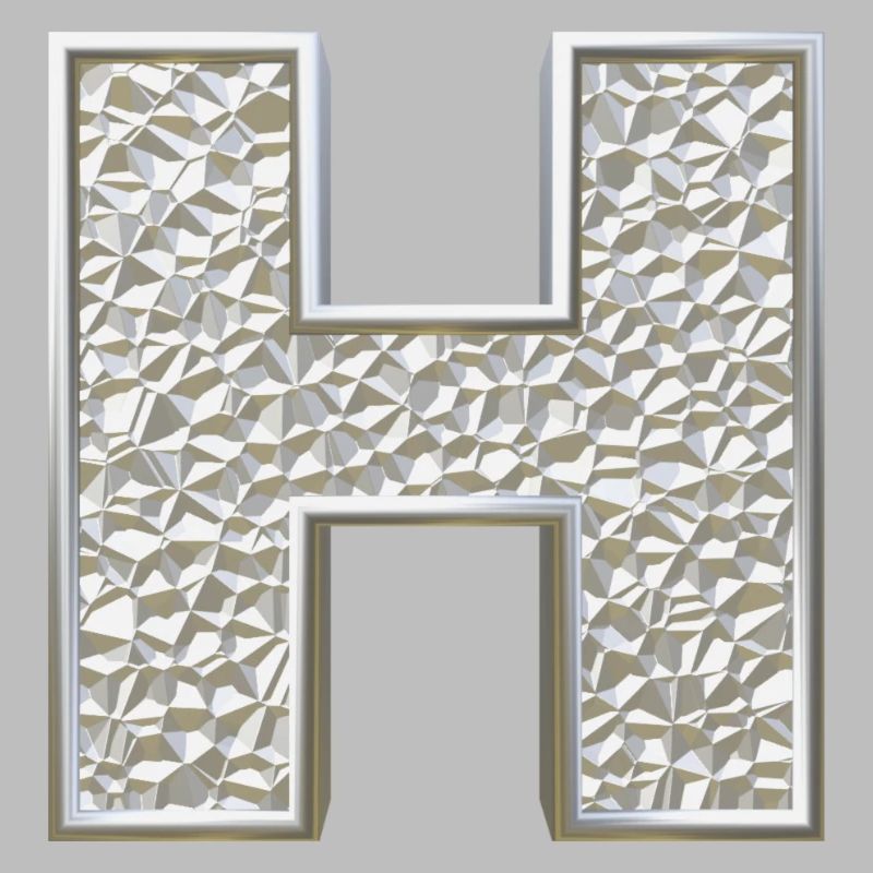 H, letter, letter H, initial, initial H, monogram,