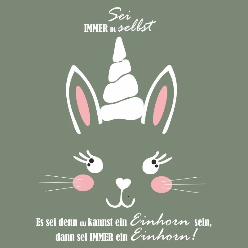 Hase oder Einhorn, oder ein Mischling -Unicorn