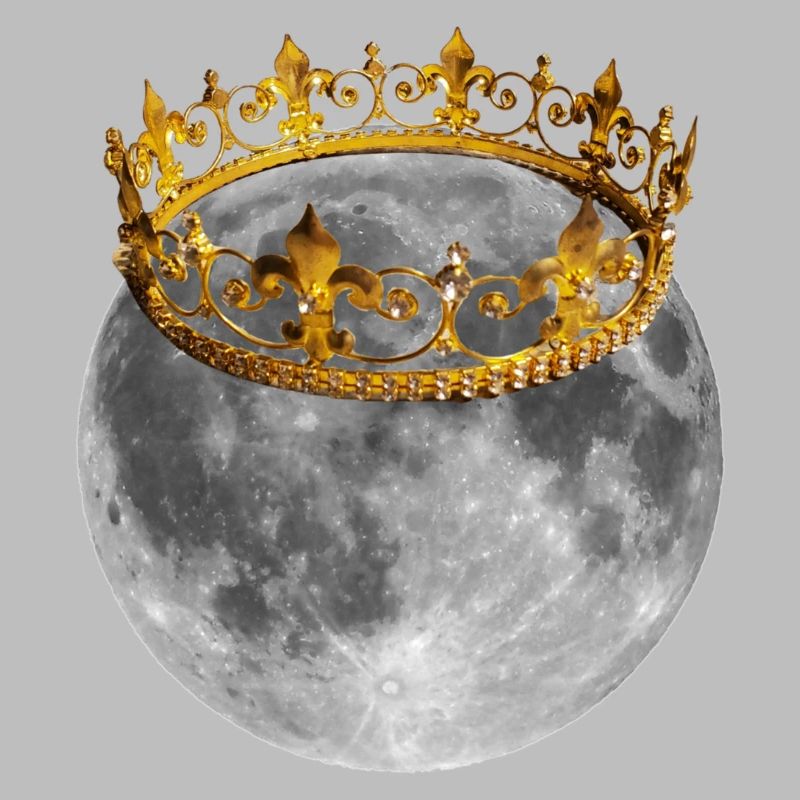 Mond mit Krone