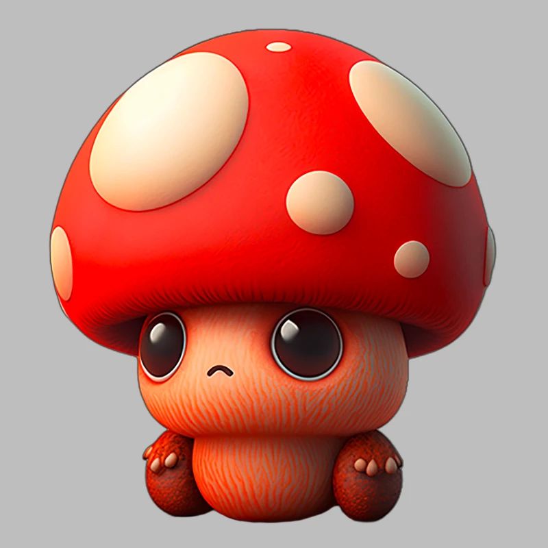 Cute Toadstool Monster Enfants