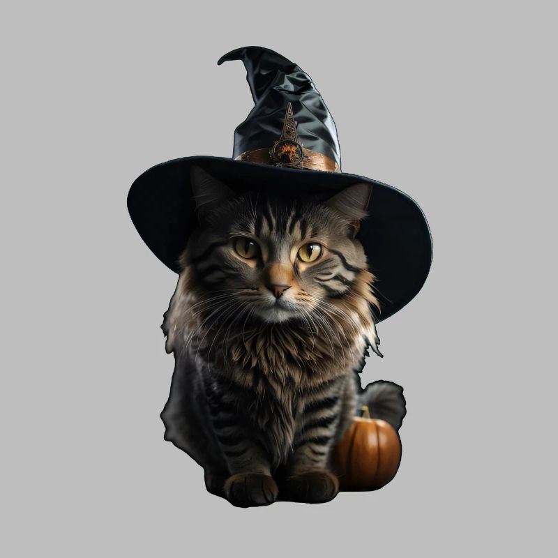 Witch Cat Halloween
