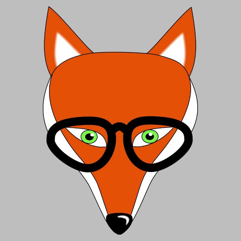 fuchs mit brille geschenk