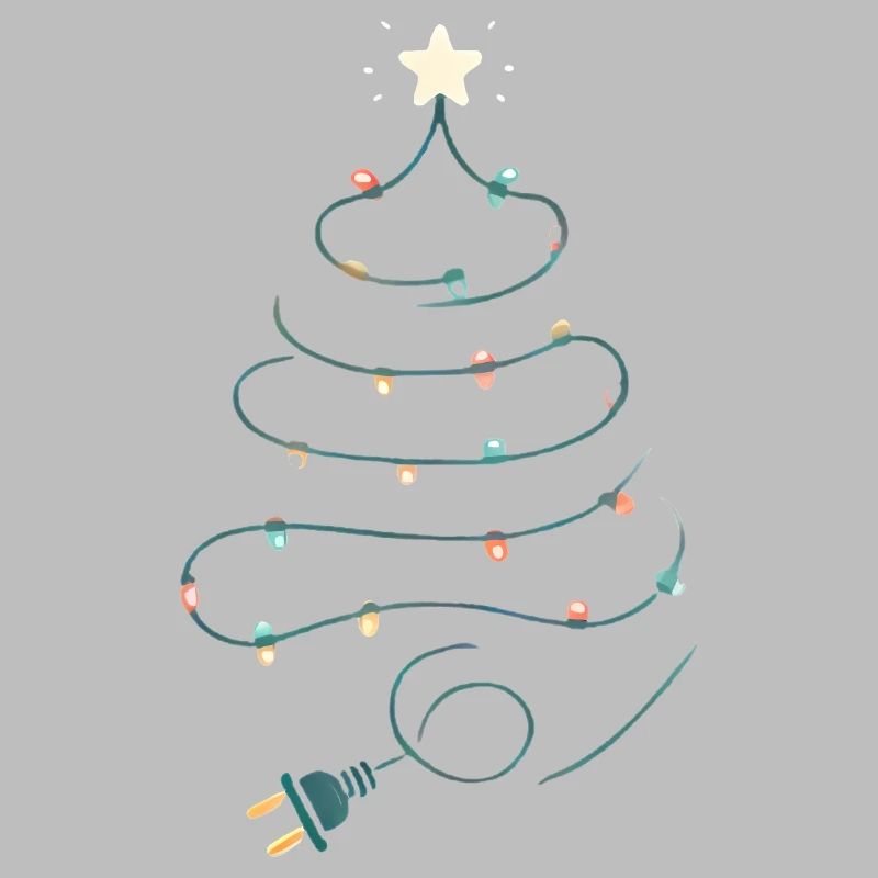 Christmas Tree String Lights Design