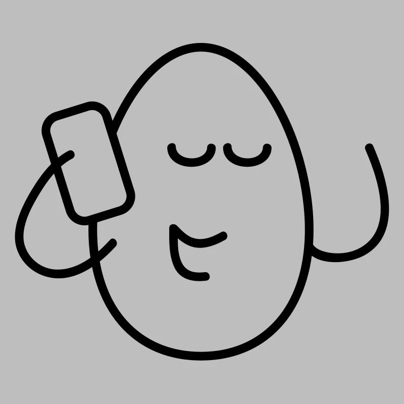 Egg with phone-EiPhone