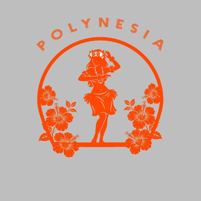 Polynesia Aloha Hula Dancer & Fleur d’Hibiscus