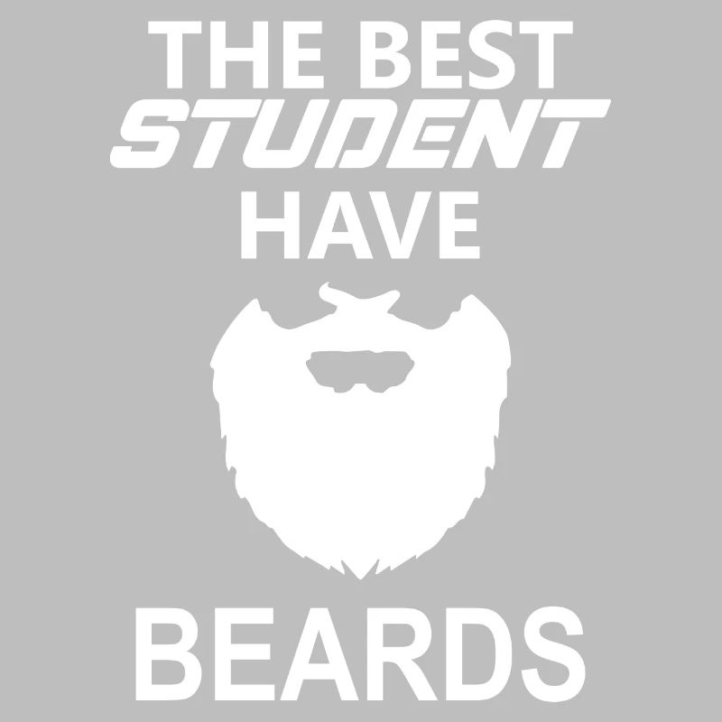 Lustiger Bart Studenten Spruch Geschenk Student
