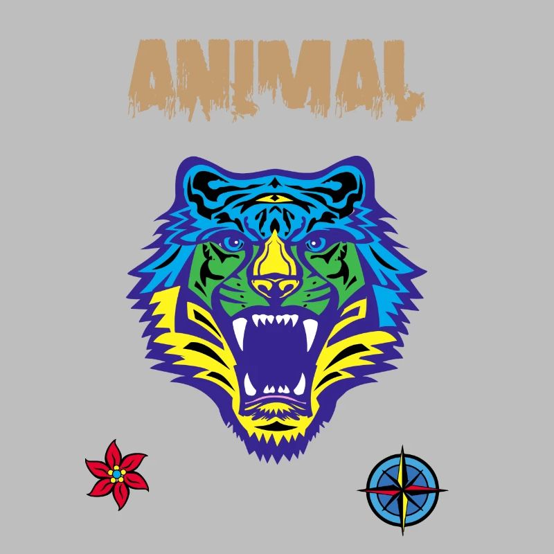 Bengal tiger scratch claw