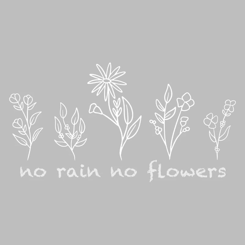 Pas de pluie pas de fleurs