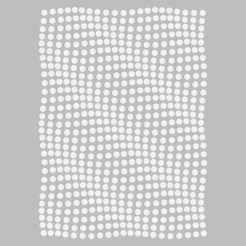 Optical illusion waves effect
