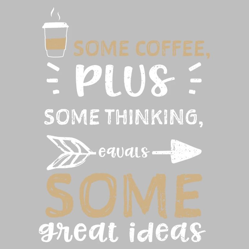 Un peu de café, plus un peu de réflexion,...