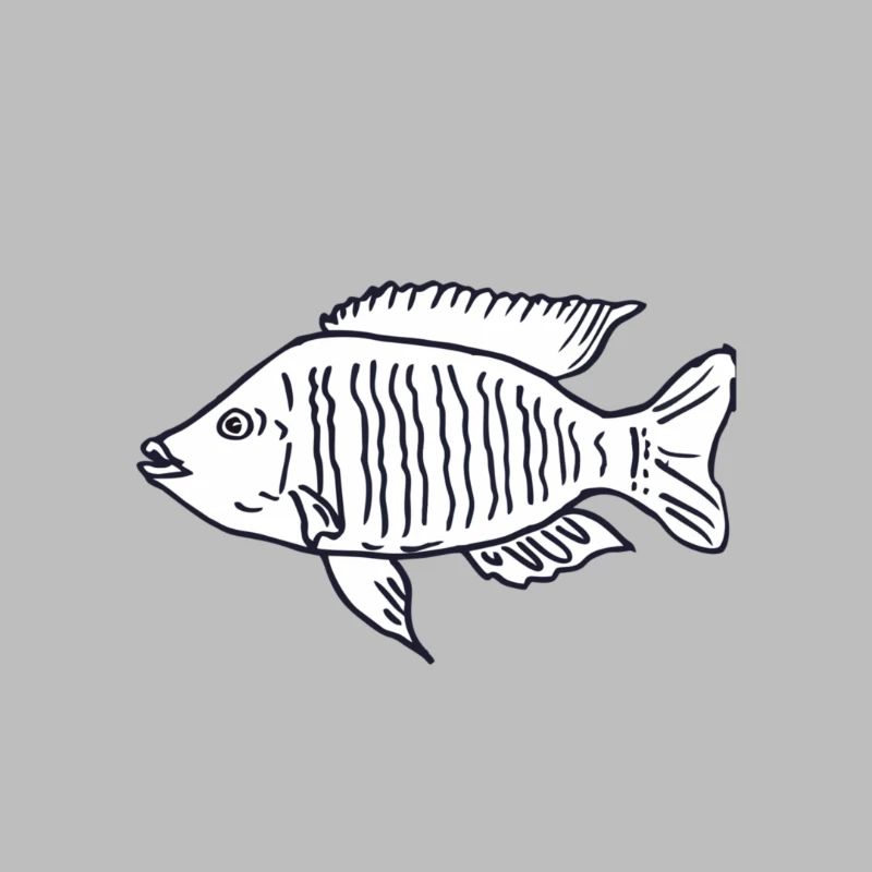 Cichlid poisson Malawi