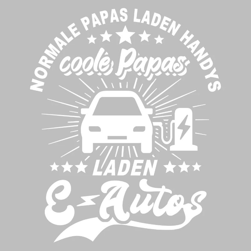 Elektroauto Papa EAuto Papas E-Auto Vater