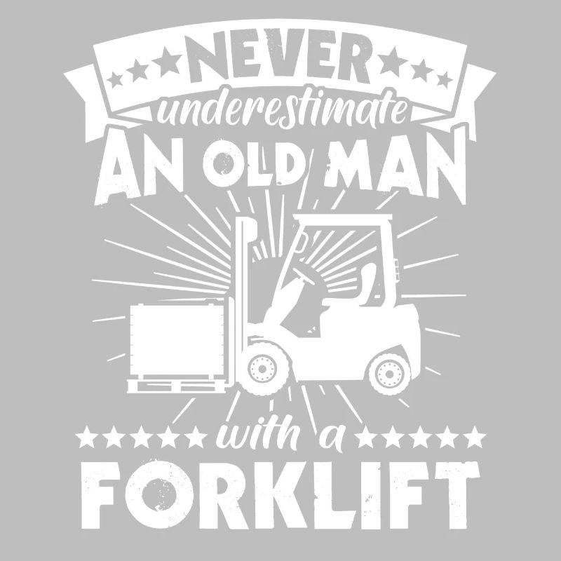Underestimate man forklift