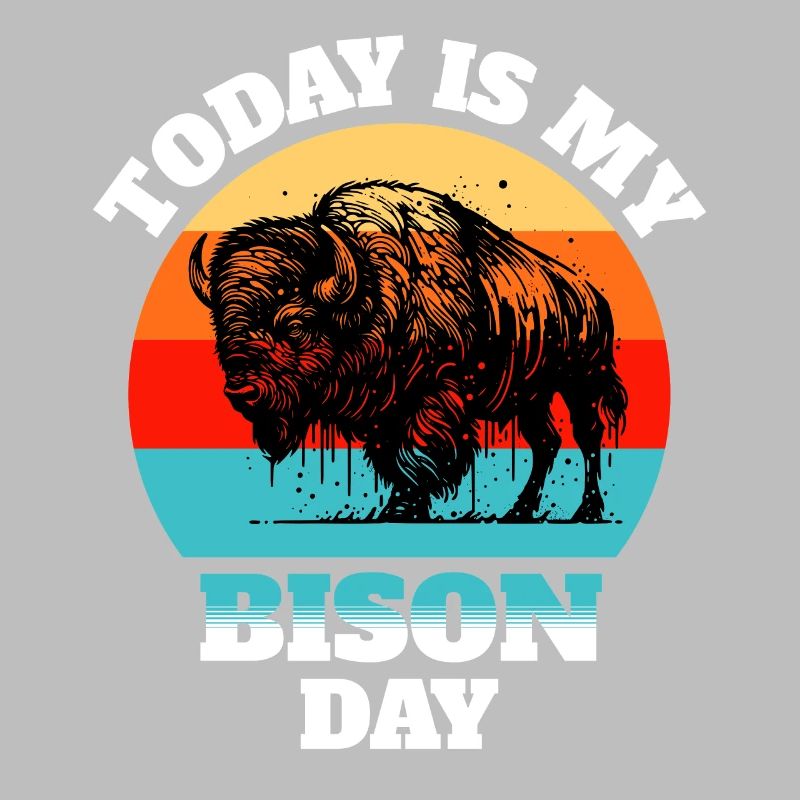 Büffel Bison