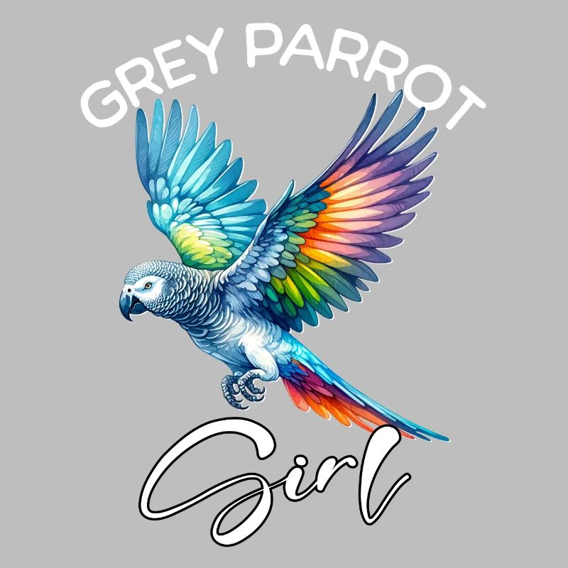 Grey Parrot Mädchen Graupapagei