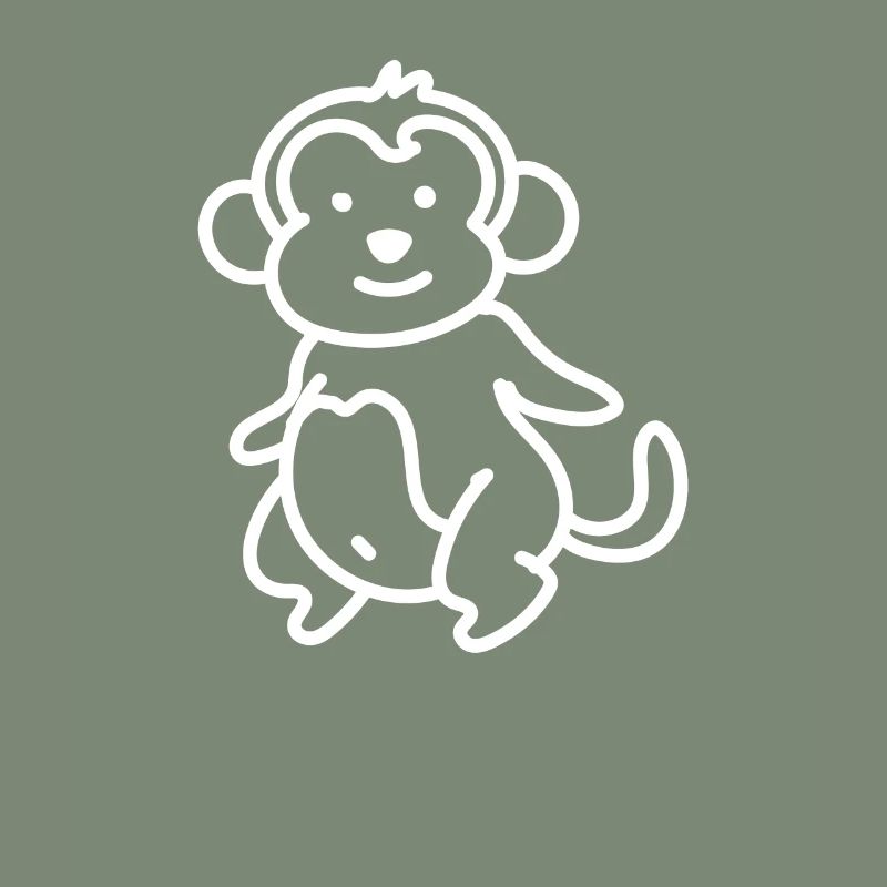 Affe Äffchen Süß Niedlich Geschenk Geschenkidee