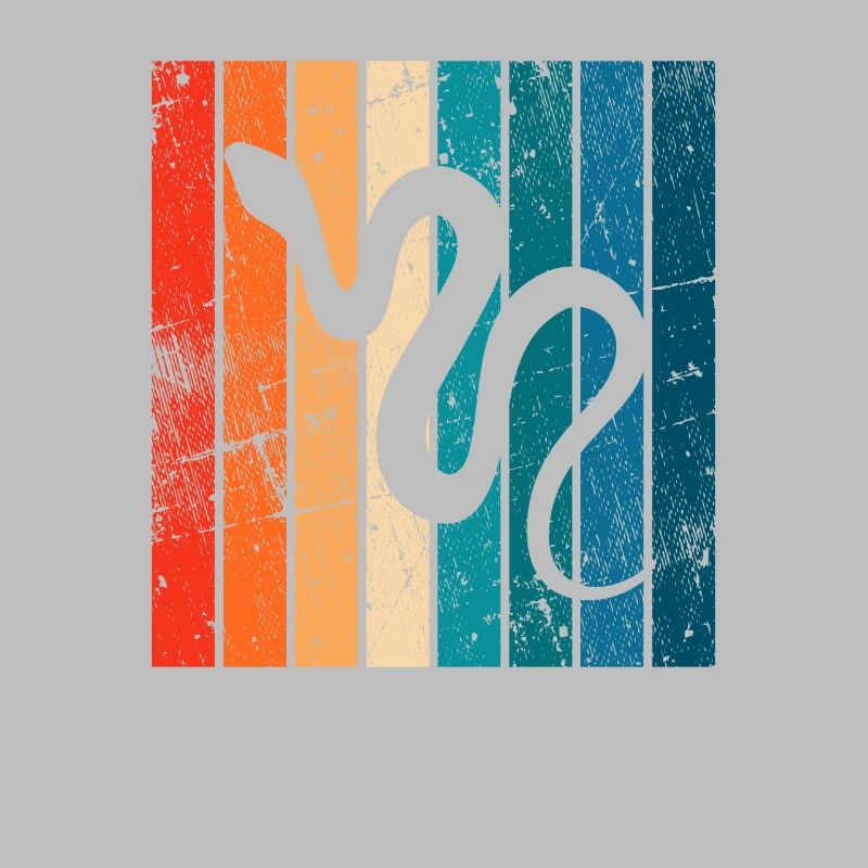 Snake Retro Reptile Python Idée cadeau