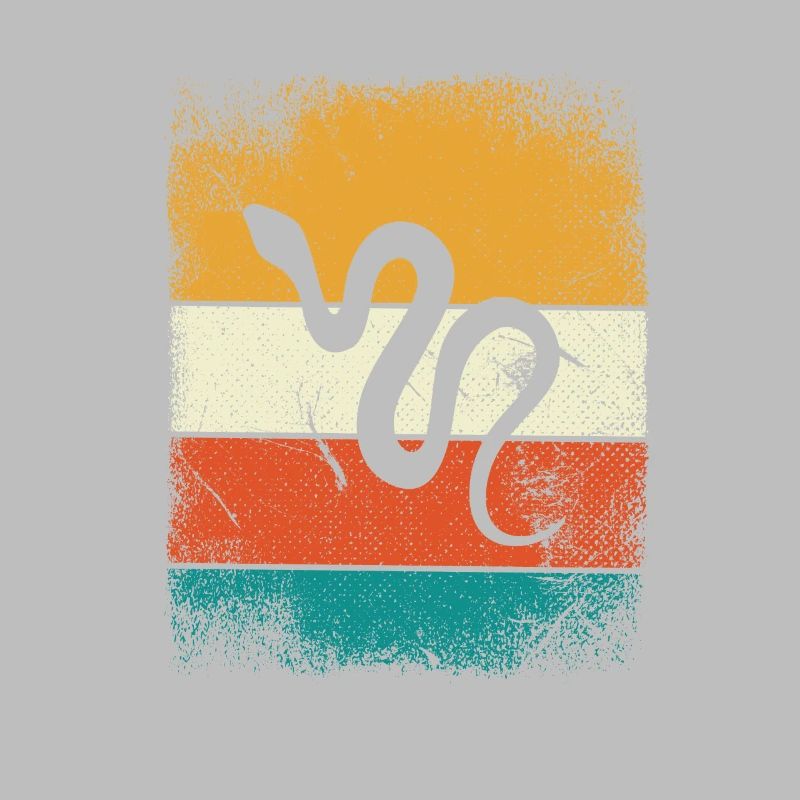 Snake Retro Reptile Python Gift idea