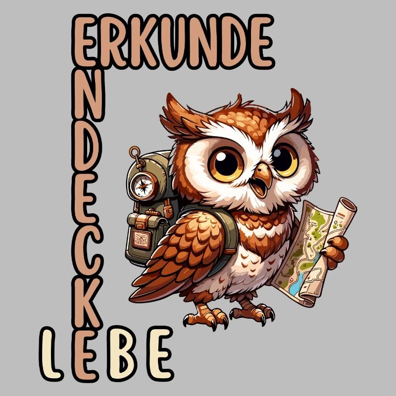 Erkunde, Entdecke, Lebe Eule