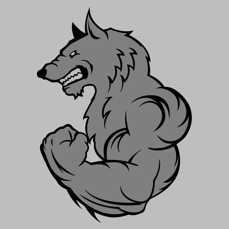 Loup fort