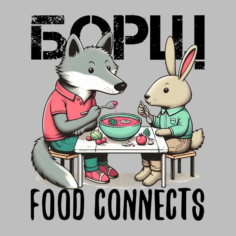 Borscht Borsch Wolf and Hare Gift