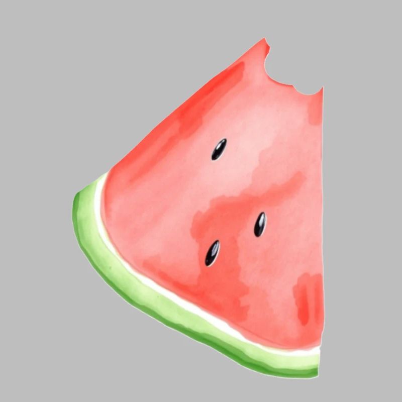 Pastèque peinte